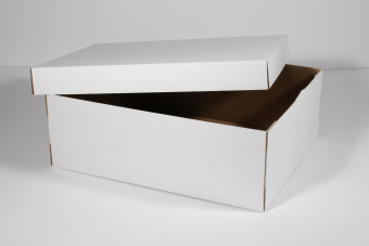 Коробка для упаковки 190*300*105, белая