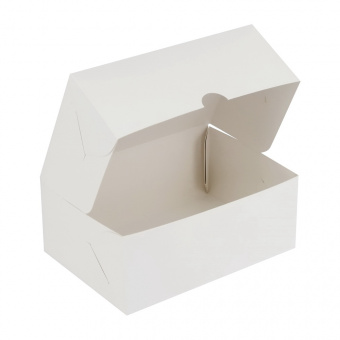 Коробка для пирожных, 190*130*75, белая